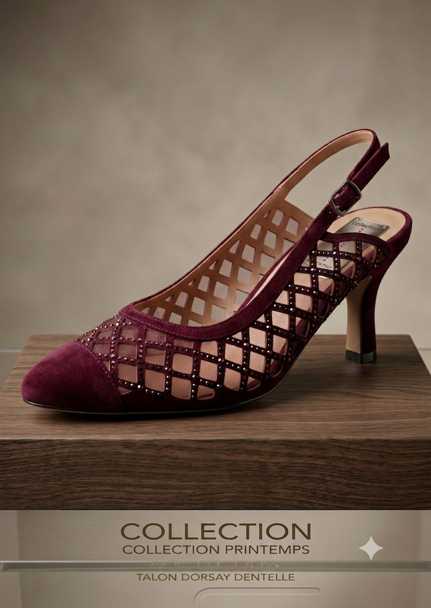 ZAPATO SLINGBACK DE REJILLA
